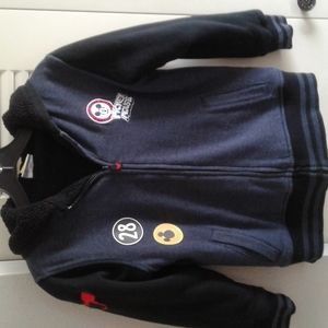 Childs Disney Front Zip Jacket